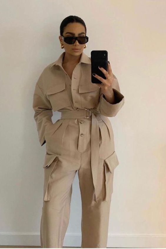 Khaki Jumpsuit