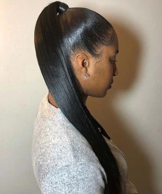 Sleek Ponytail