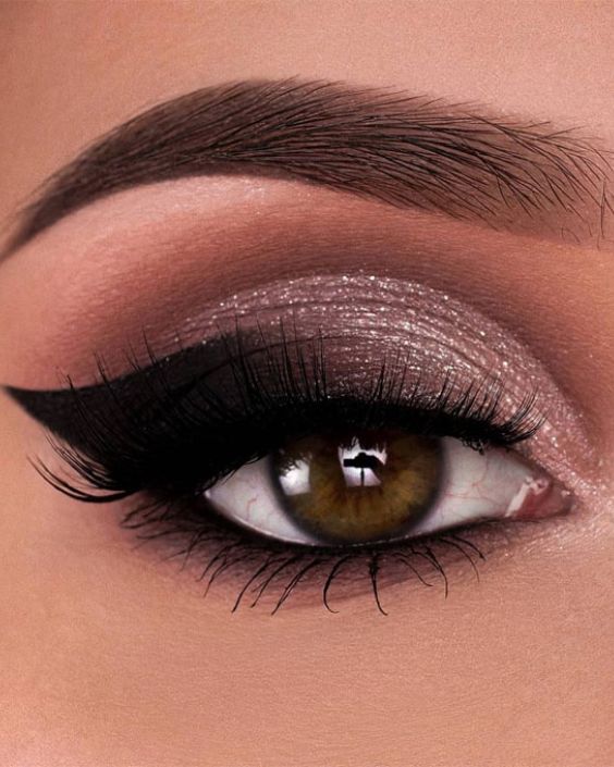 Smokey Black With Glitter