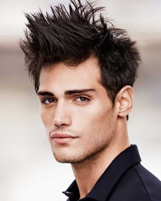 Traditional Spiky Fringe